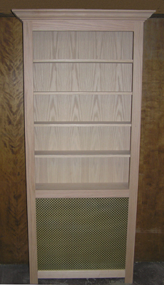 radiator cover bookcase